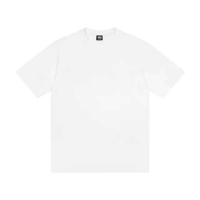 Camiseta Stussy Stock Logo coroa circular estampa nas costas 4