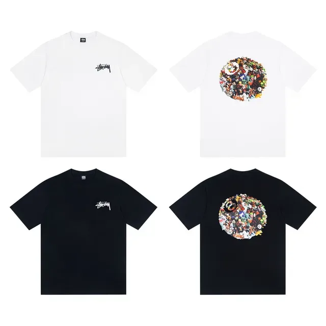 Stussy Stock Logo ग्राफिक टी-शर्ट 2