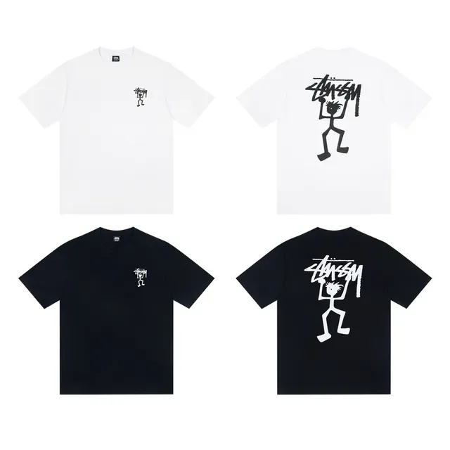 Stussy Stock Logo স্টিক ফিগার গ্রাফিক টি-শার্ট 2