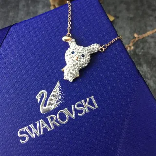 Swarovski Crystal-Encrusted Animal Pendant Necklace