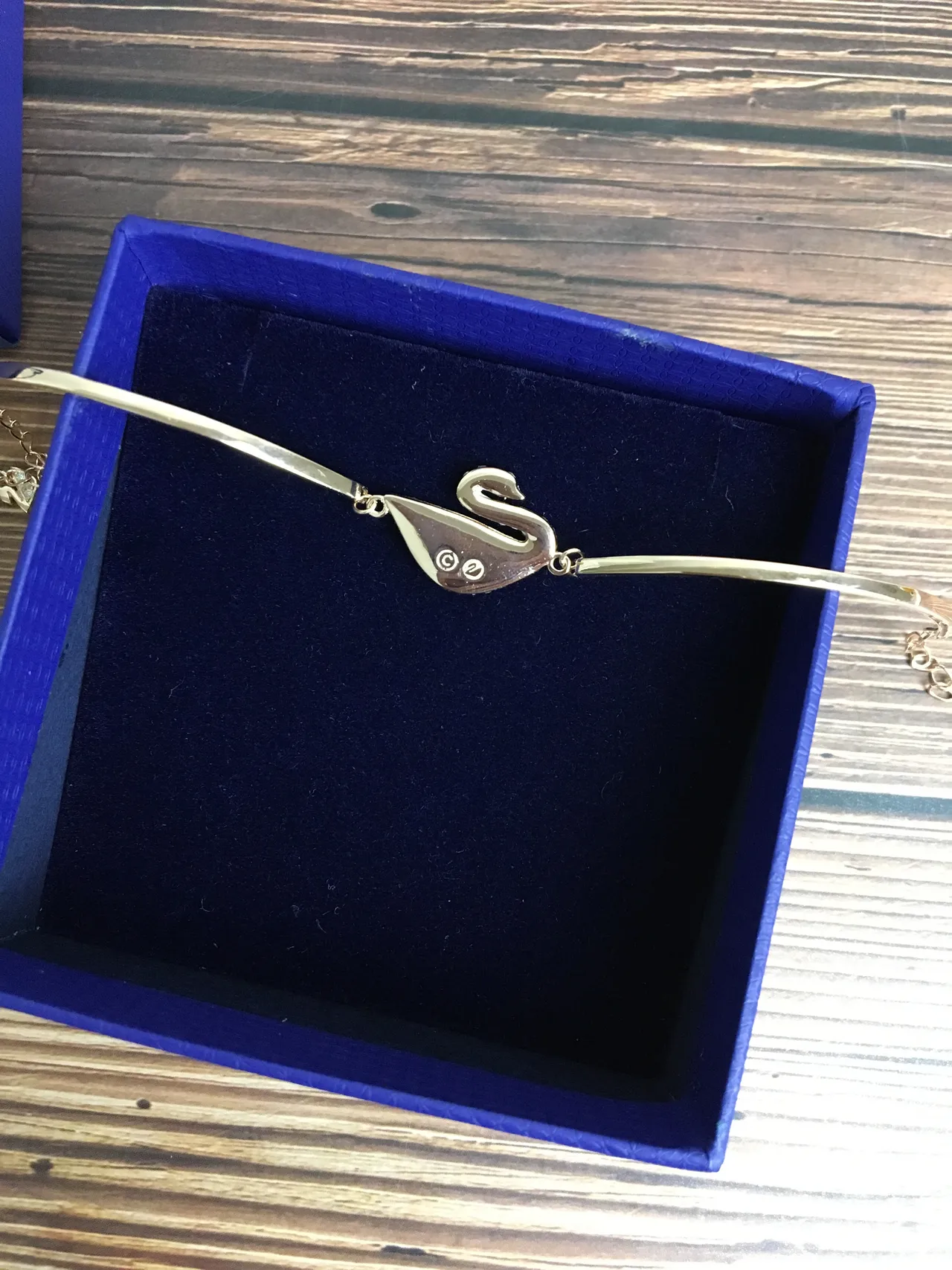 Swarovski مجموعة البجعة المتدرج الكريستال سوار البجعة 3