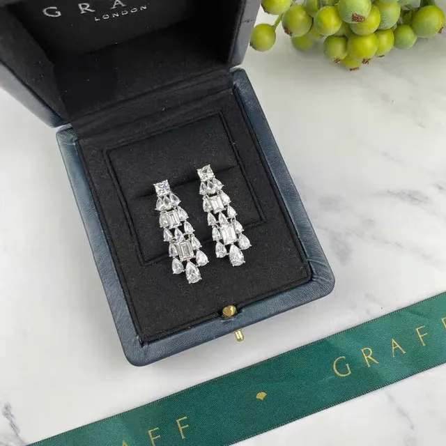 Tiffany & Co. Boucles d'oreilles cascade multi-coupe 4