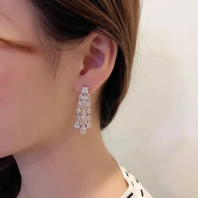 Tiffany & Co. Boucles d'oreilles cascade multi-coupe 5