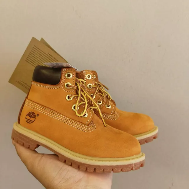 Timberland Premium 6-Inch Marron Beige Nubuck Supérieur Couture Contraste Bottes de Travail 4