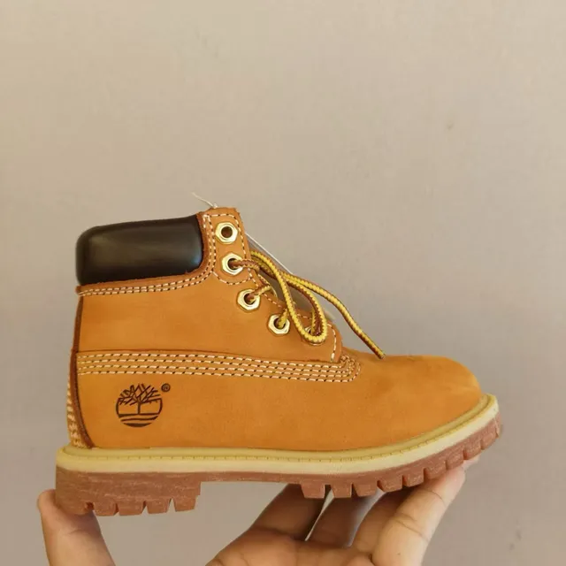 Timberland Premium 6-Inch Marron Beige Nubuck Supérieur Couture Contraste Bottes de Travail 5