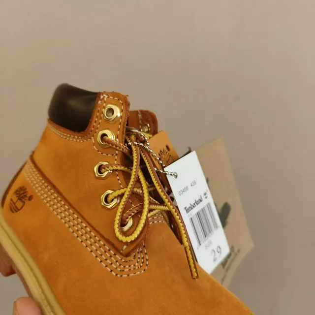 Timberland Premium 6-Inch Marron Beige Nubuck Supérieur Couture Contraste Bottes de Travail 9
