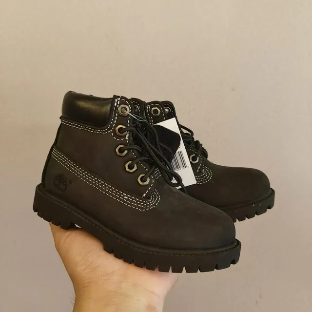 Timberland Premium 6-Inch Marron Beige Nubuck Supérieur Couture Contraste Bottes de Travail 13