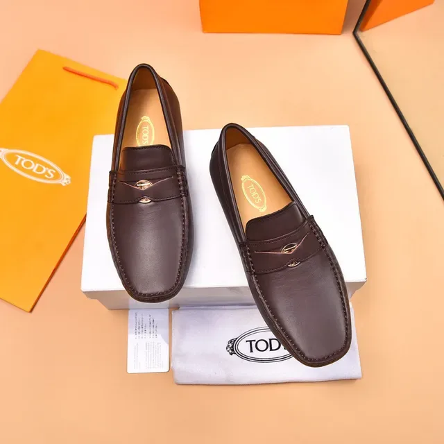 Tod's Penny Loafer Cuir Marron Moc-Toe 2