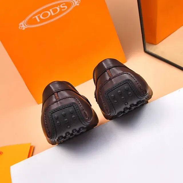 Tod's Penny Loafer Cuir Marron Moc-Toe 9