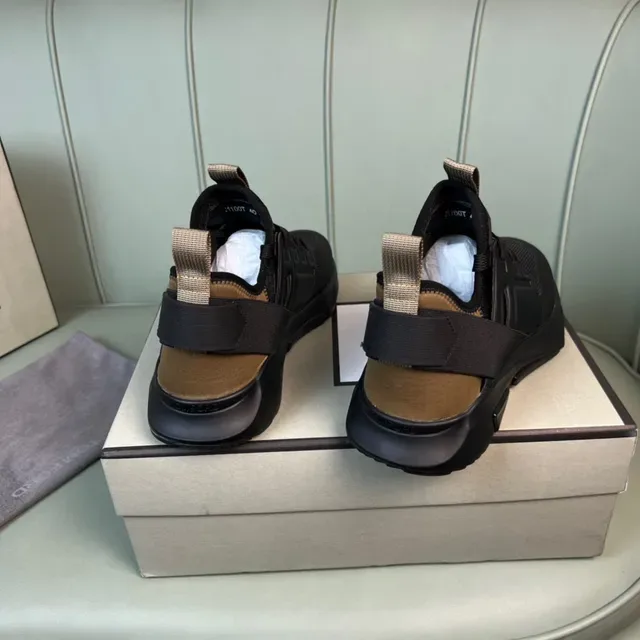 Tom Ford Black and Beige Mesh Lifestyle Sneaker 3