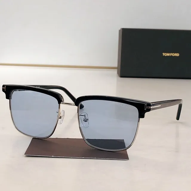 Tom Ford Harper Black and Silver Gradient Sunglasses 6