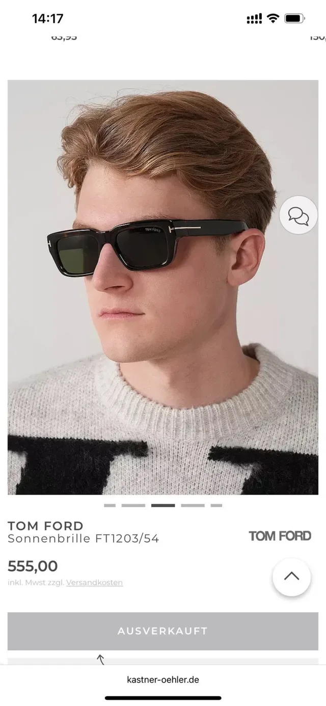Tom Ford ICON Rectangular Matte Black Sunglasses 2