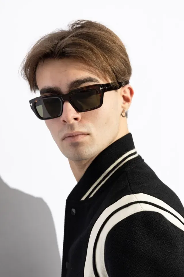 Tom Ford ICON Rectangular Matte Black Sunglasses 6