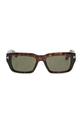 Tom Ford ICON Rectangular Matte Black Sunglasses 7