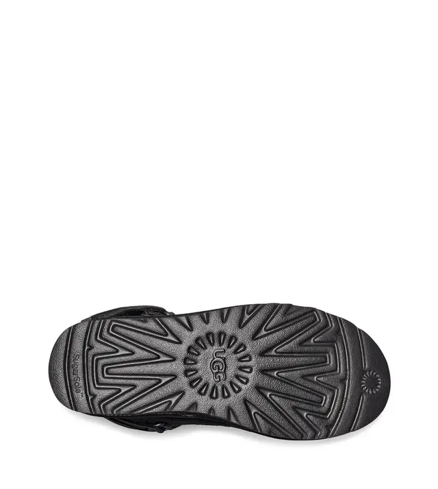 UGG কালো স্ট্র্যাপড সুয়েড স্নো বুট 6
