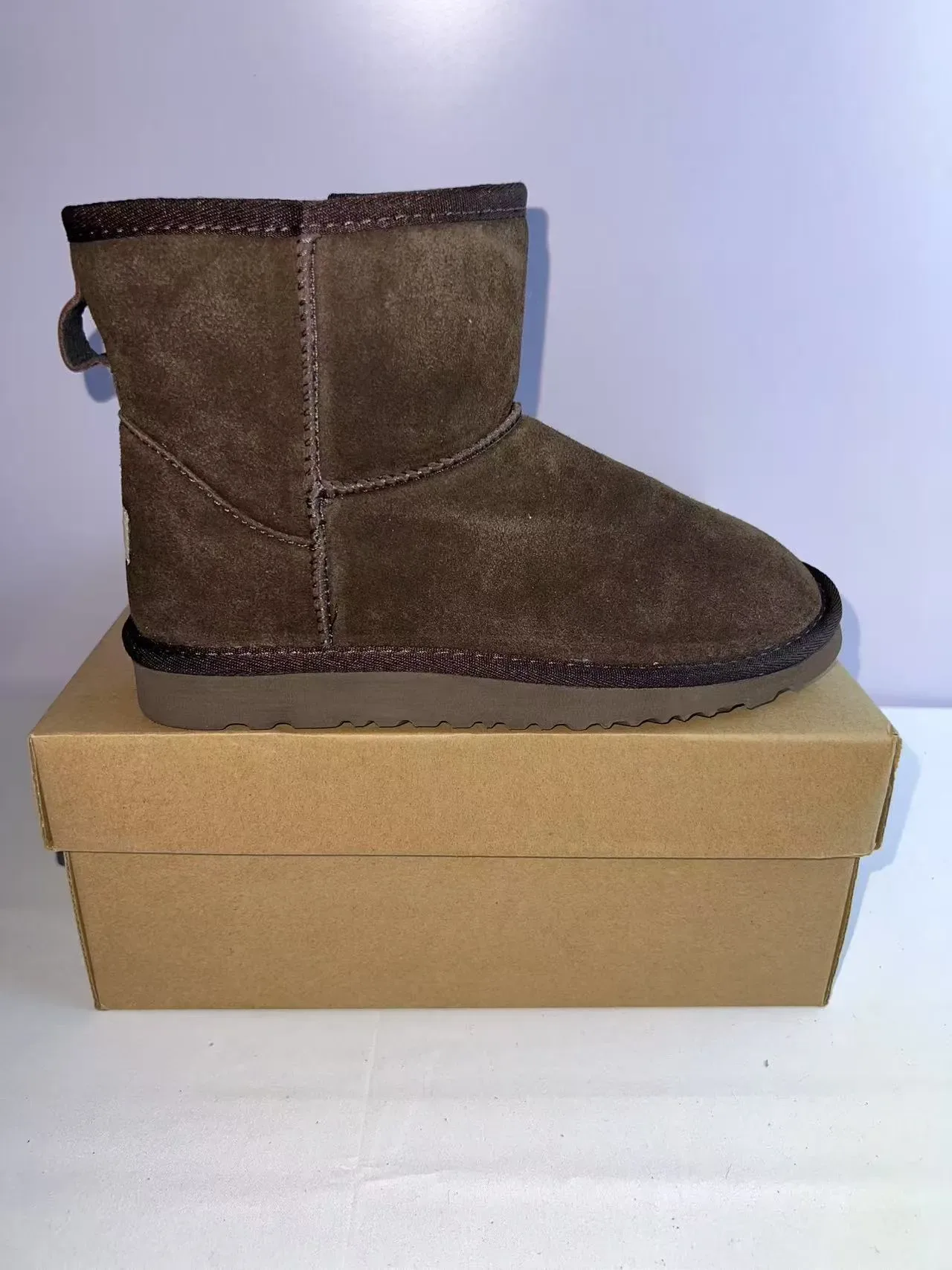 UGG Classic Short Brown Suede Snow Boots 3