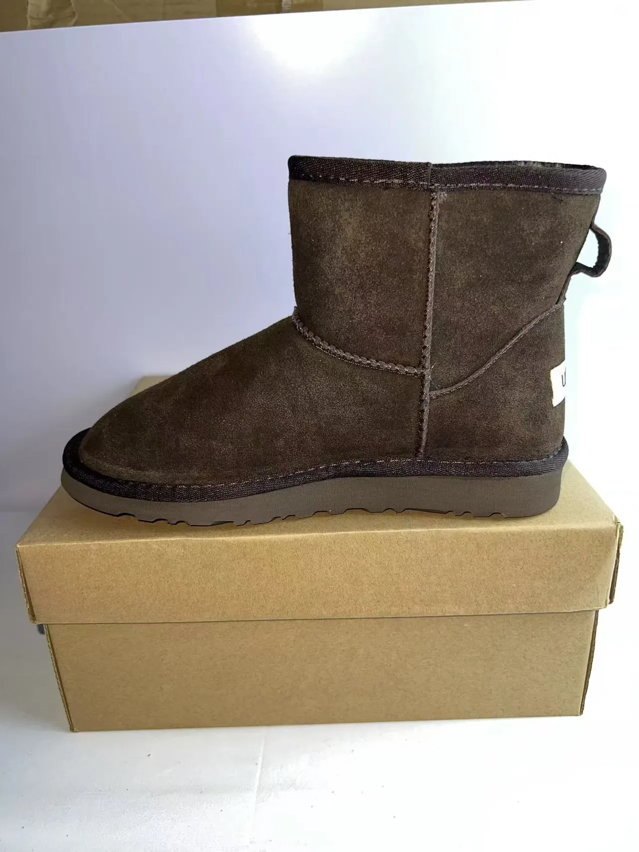 UGG Classic Short Brown Suede Snow Boots 4