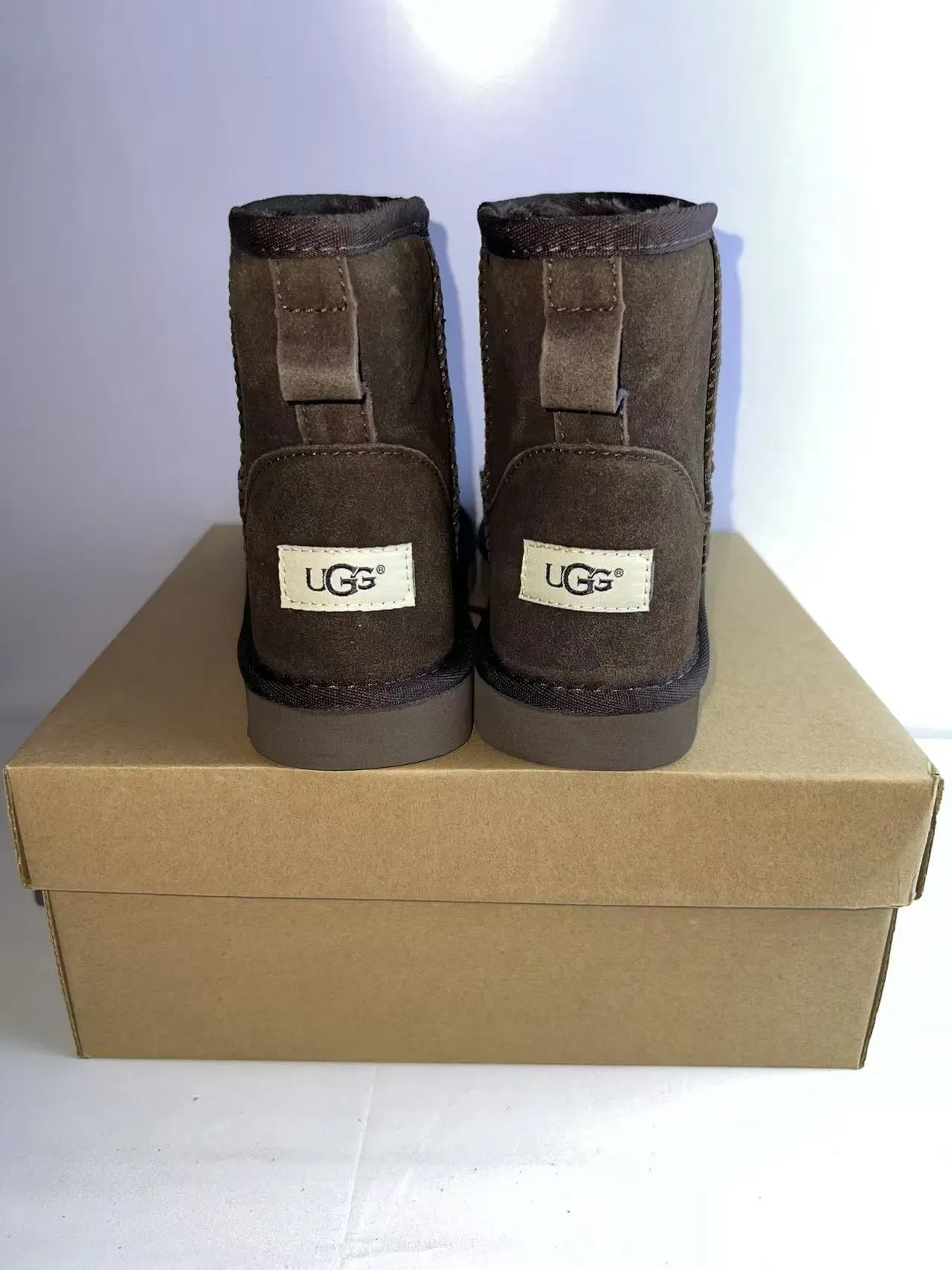 UGG Classic Short Brown Suede Snow Boots 5