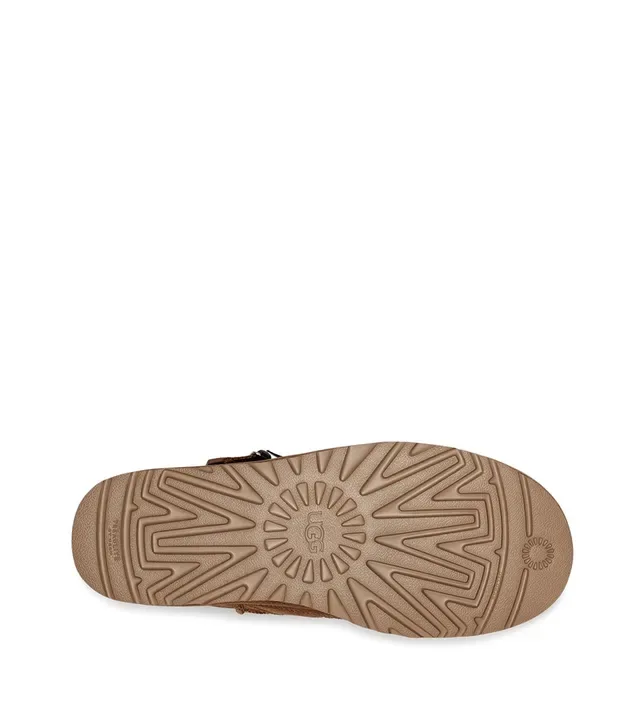 UGG स्ट्रैप डिटेल टैन सूड स्नो बूट 6