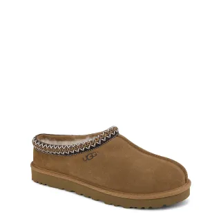 UGG Tasman Brown Beige Suede Upper Braided Trim Casual Shoes