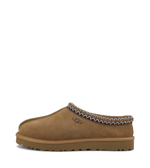 UGG Tasman ব্রাউন বিজ স্যুড উপর বুনা ট্রিম ক্যাজুয়াল জুতা 3
