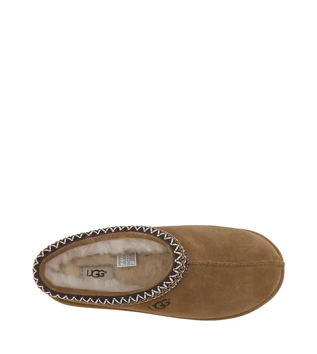 UGG Tasman ব্রাউন বিজ স্যুড উপর বুনা ট্রিম ক্যাজুয়াল জুতা 5