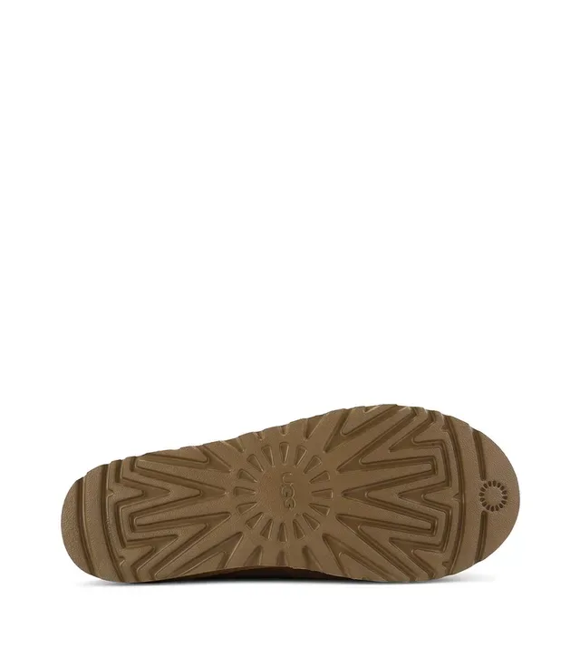 UGG Tasman ব্রাউন বিজ স্যুড উপর বুনা ট্রিম ক্যাজুয়াল জুতা 6