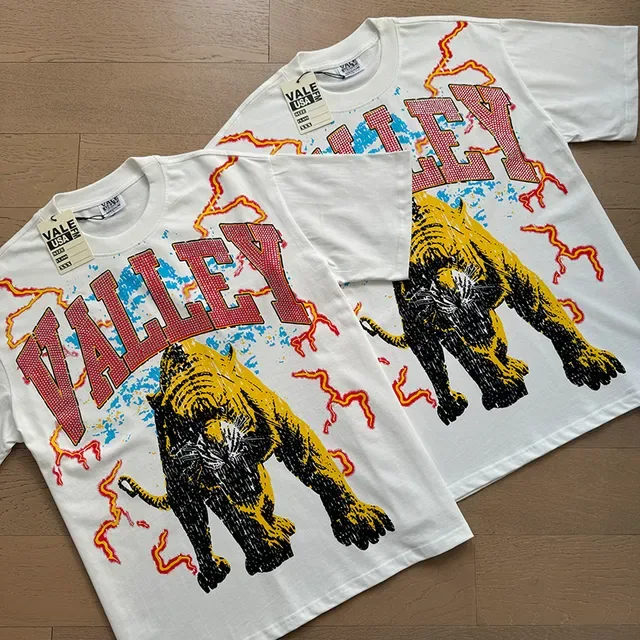 Vale Forever Valley Tiger Graphic Print White T-Shirt 2