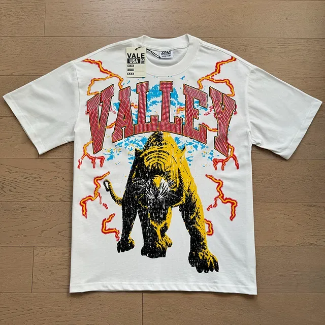 Vale Forever Valley Tiger Graphic Print White T-Shirt 3