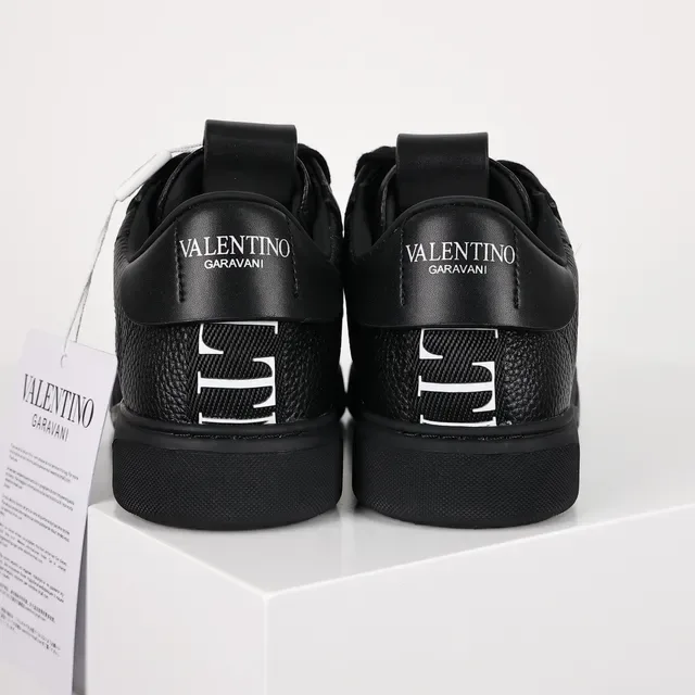 Valentino VLTN Black Pebbled Leather Lifestyle Sneakers 8