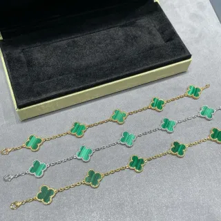 Van Cleef & Arpels Alhambra 绿松石 四叶草 手链