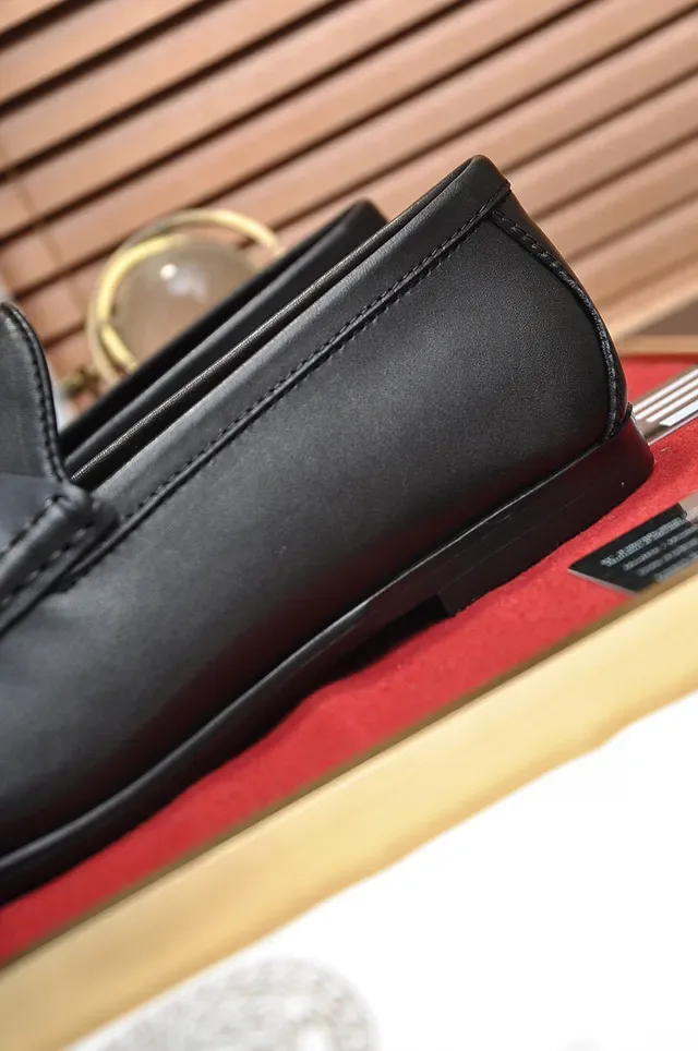 Versace Greca Odissea Black Leather Medusa Hardware Loafers 2