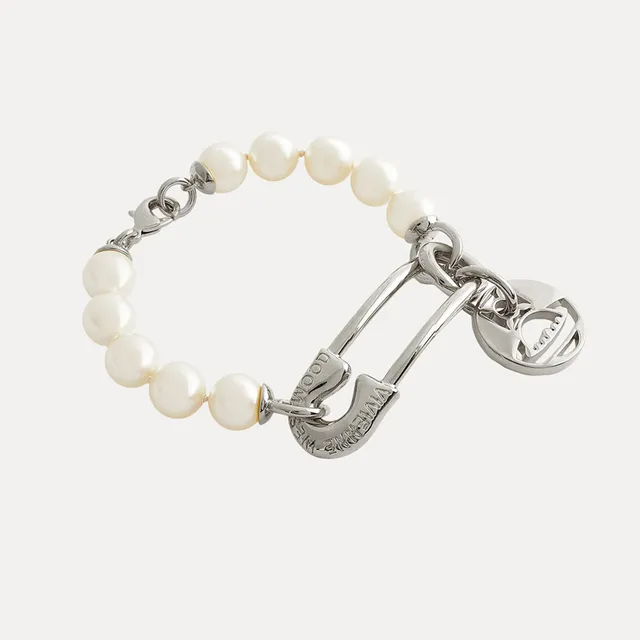 Vivienne Westwood Orb নিরাপত্তা পিন মুক্তা ব্রেসলেট 9