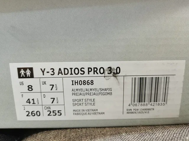 Y-3 حذاء رياضي نمط حياة أصفر بنفسجي شبكي علوي منحوت أبيض 2