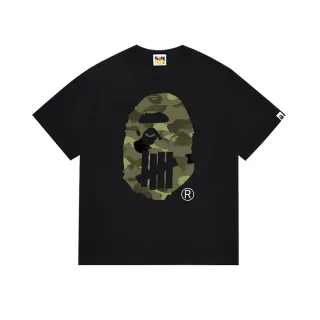 تي شيرت أسود A Bathing Ape ABC Camo Five Bars