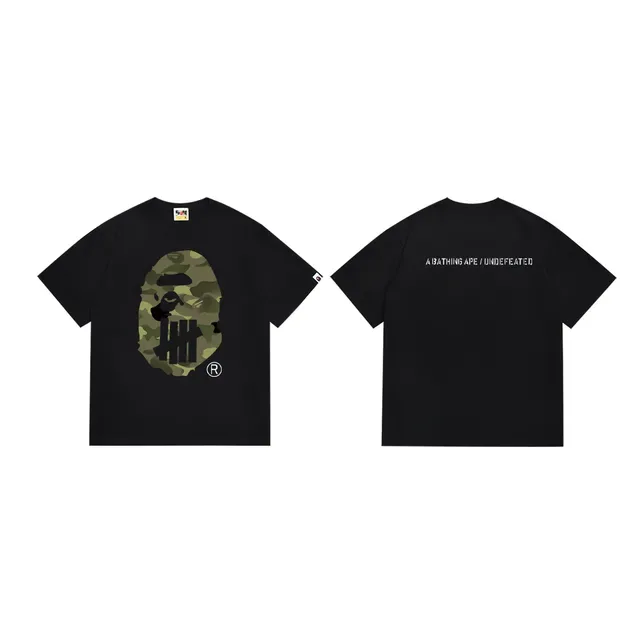 Camiseta negra A Bathing Ape ABC Camo Five Bars 3