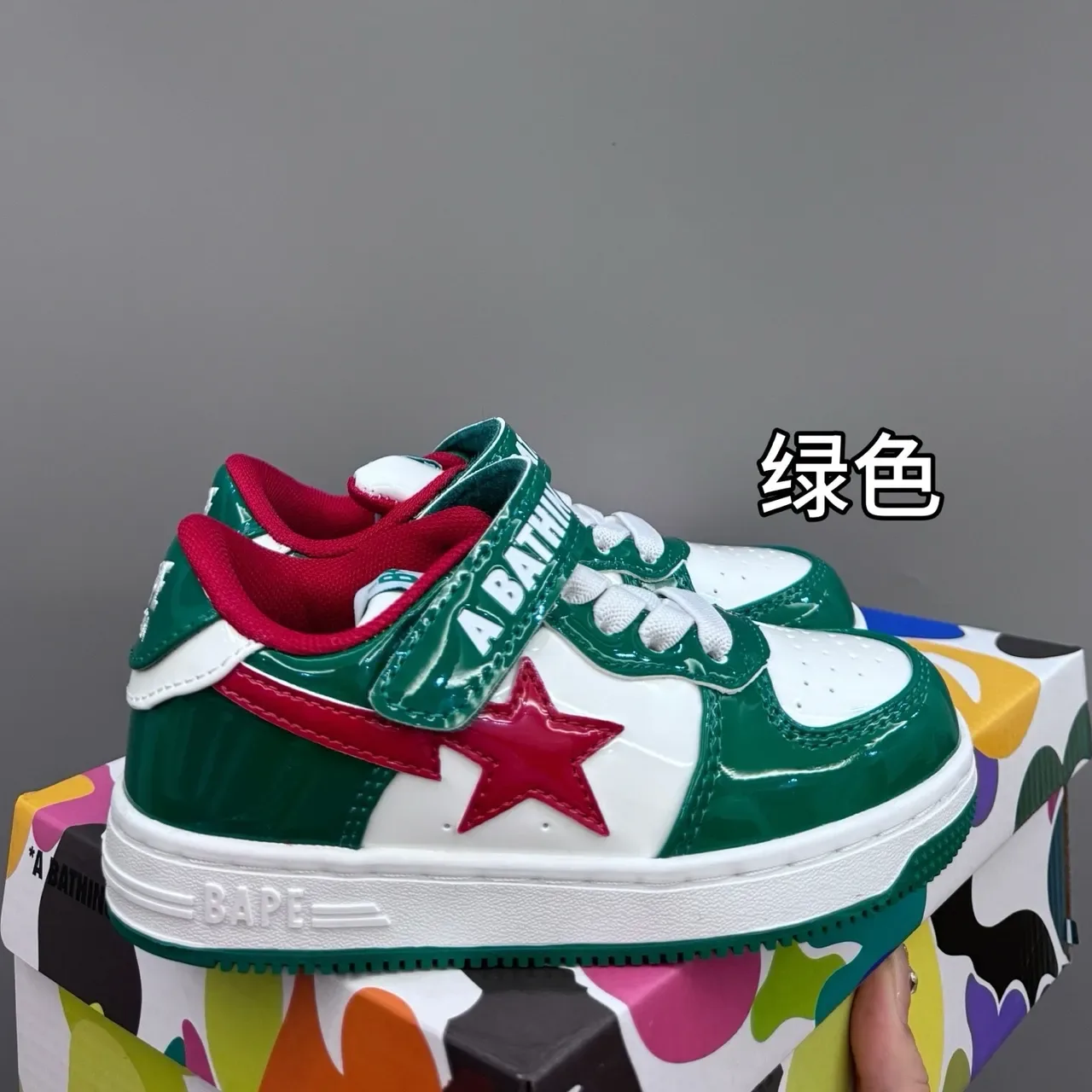 A Bathing Ape BAPE STA Black White Lifestyle Sneakers 4