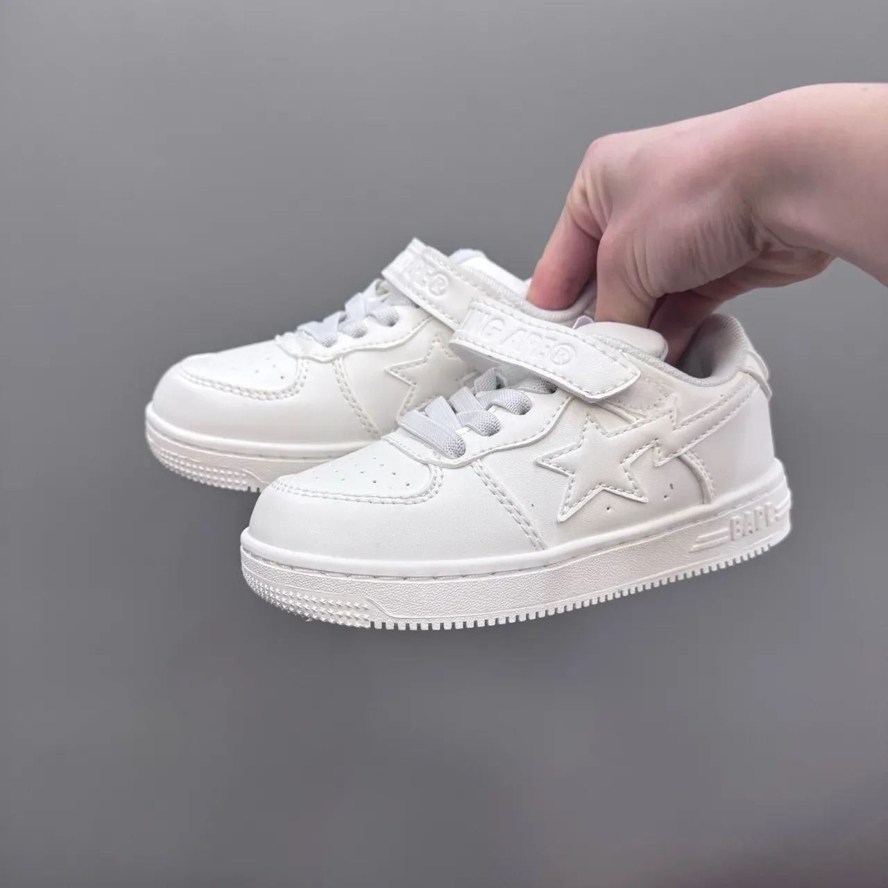 A Bathing Ape BAPE STA Black White Lifestyle Sneakers 20