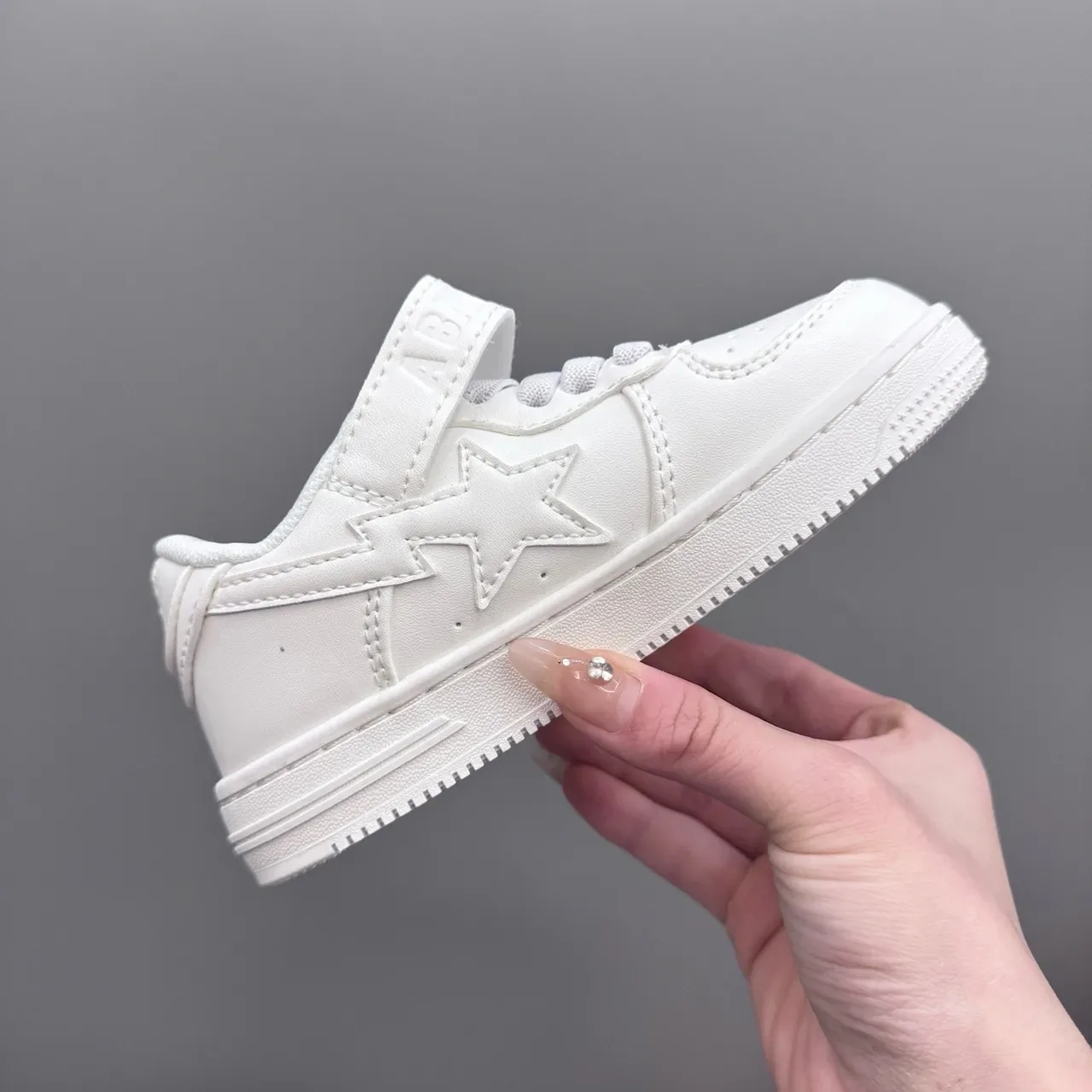 A Bathing Ape BAPE STA Black White Lifestyle Sneakers 22