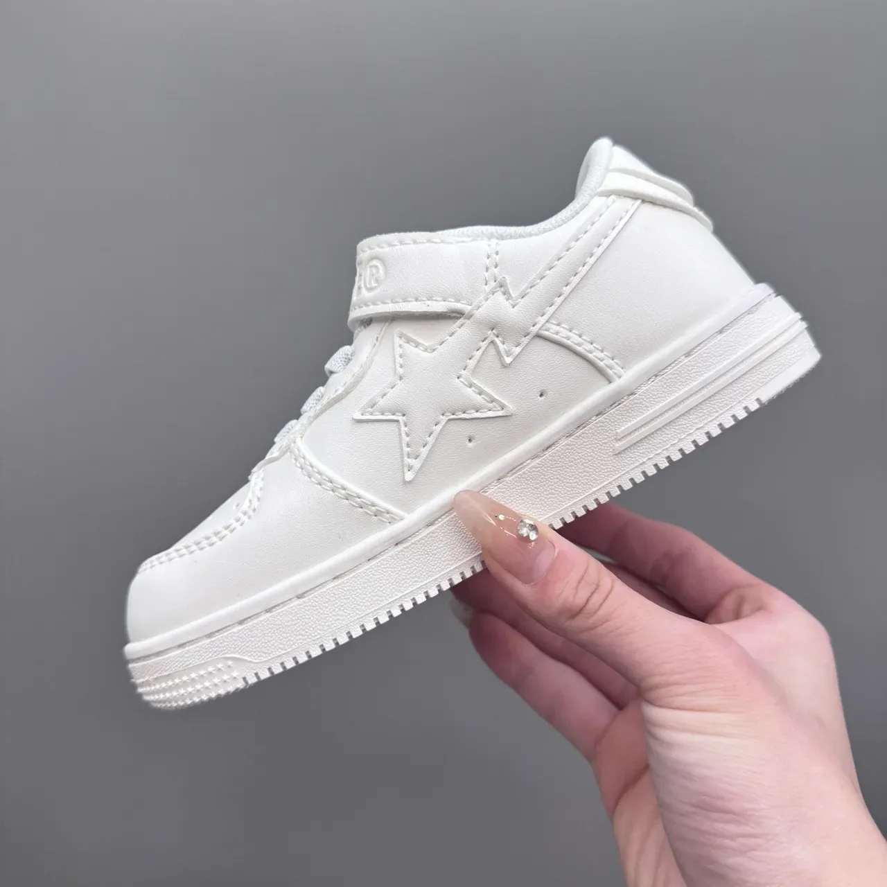 A Bathing Ape BAPE STA Black White Lifestyle Sneakers 23