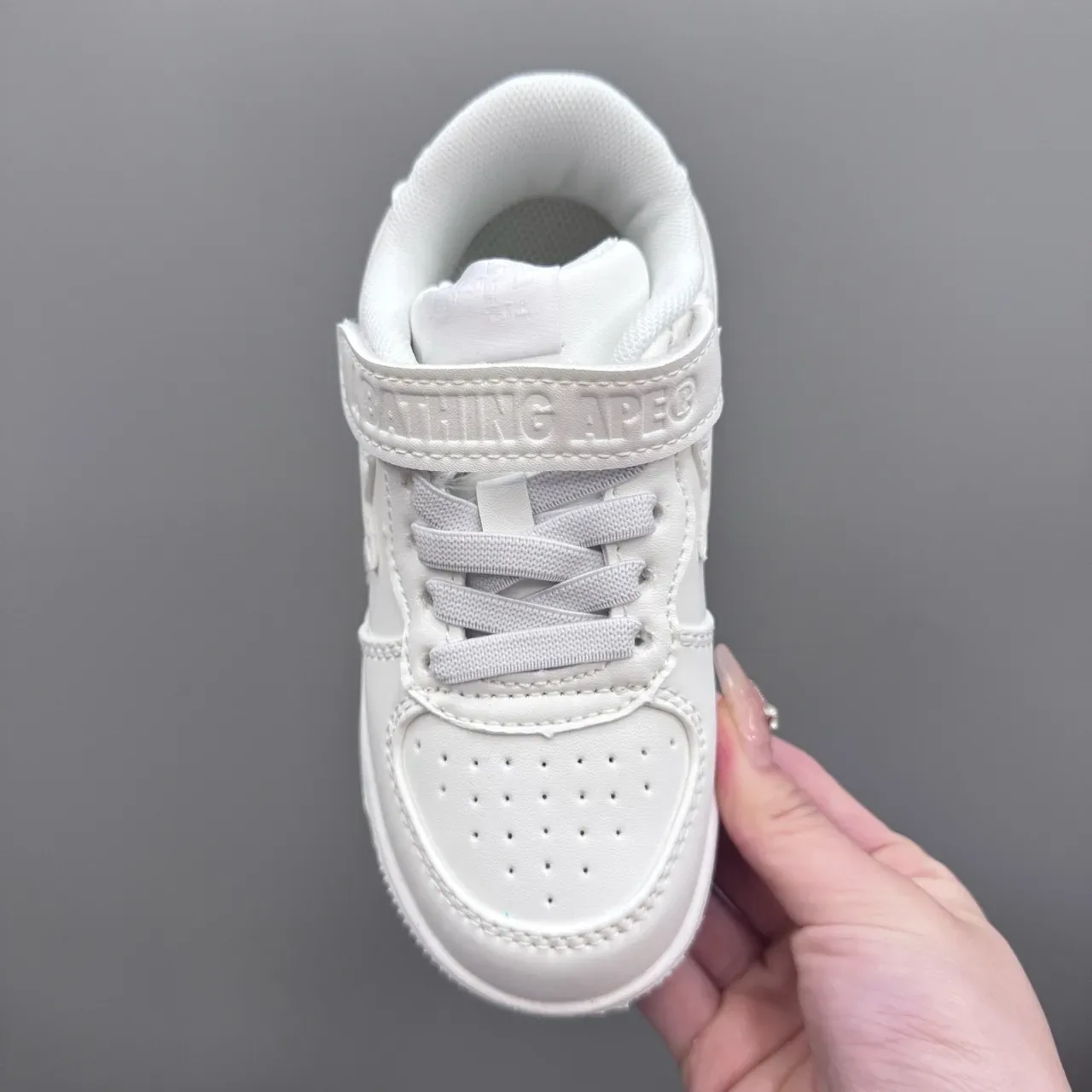 A Bathing Ape BAPE STA Black White Lifestyle Sneakers 24