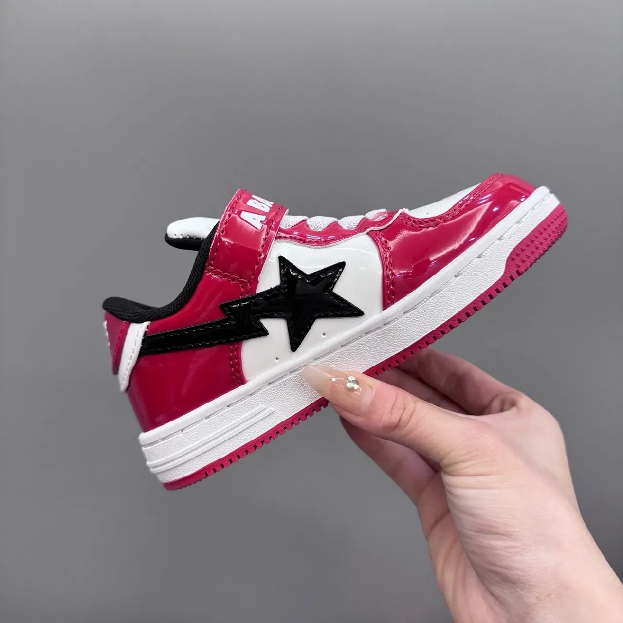 A Bathing Ape BAPE STA हरी लाल स्टार लाइफस्टाइल स्नीकर 12