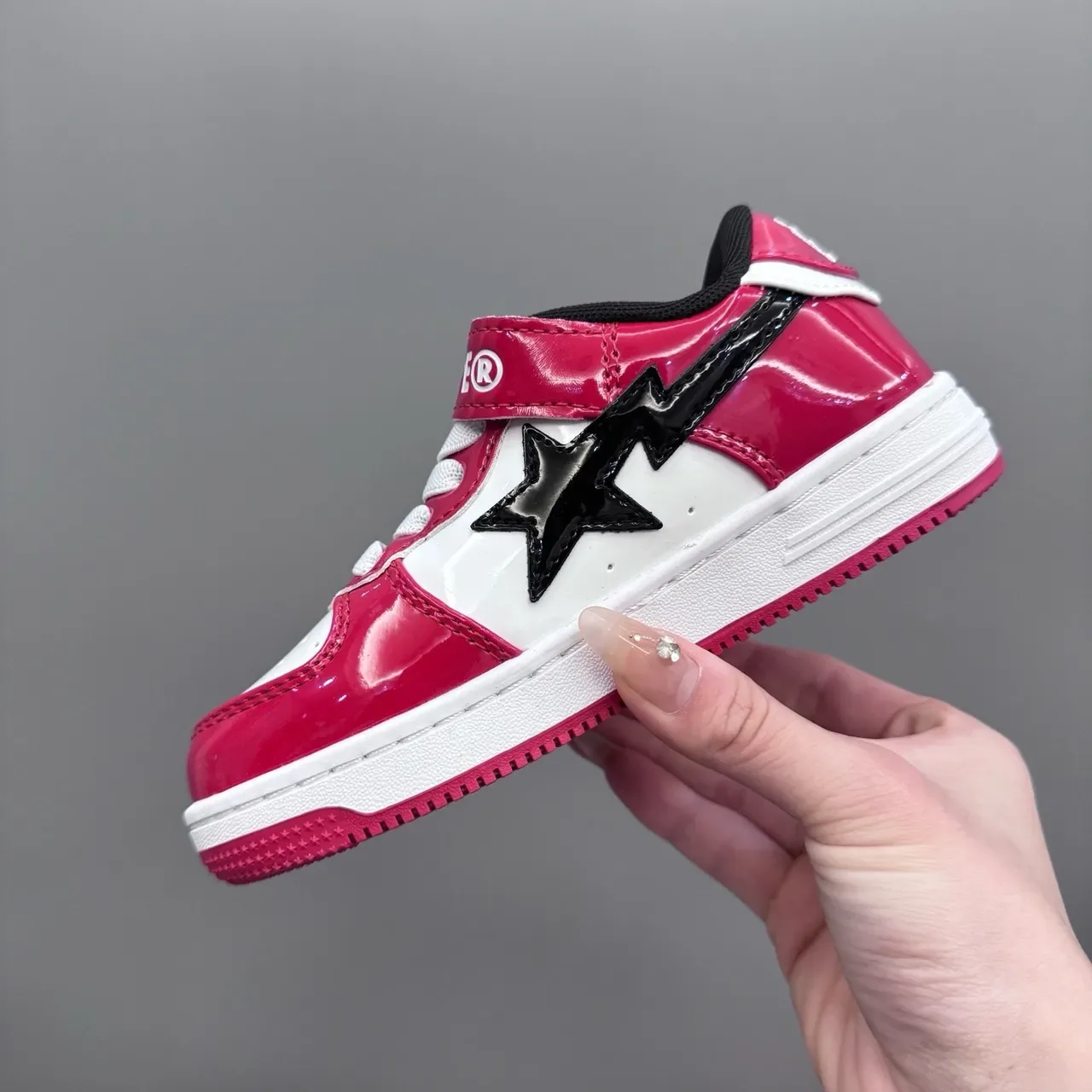 A Bathing Ape BAPE STA हरी लाल स्टार लाइफस्टाइल स्नीकर 13