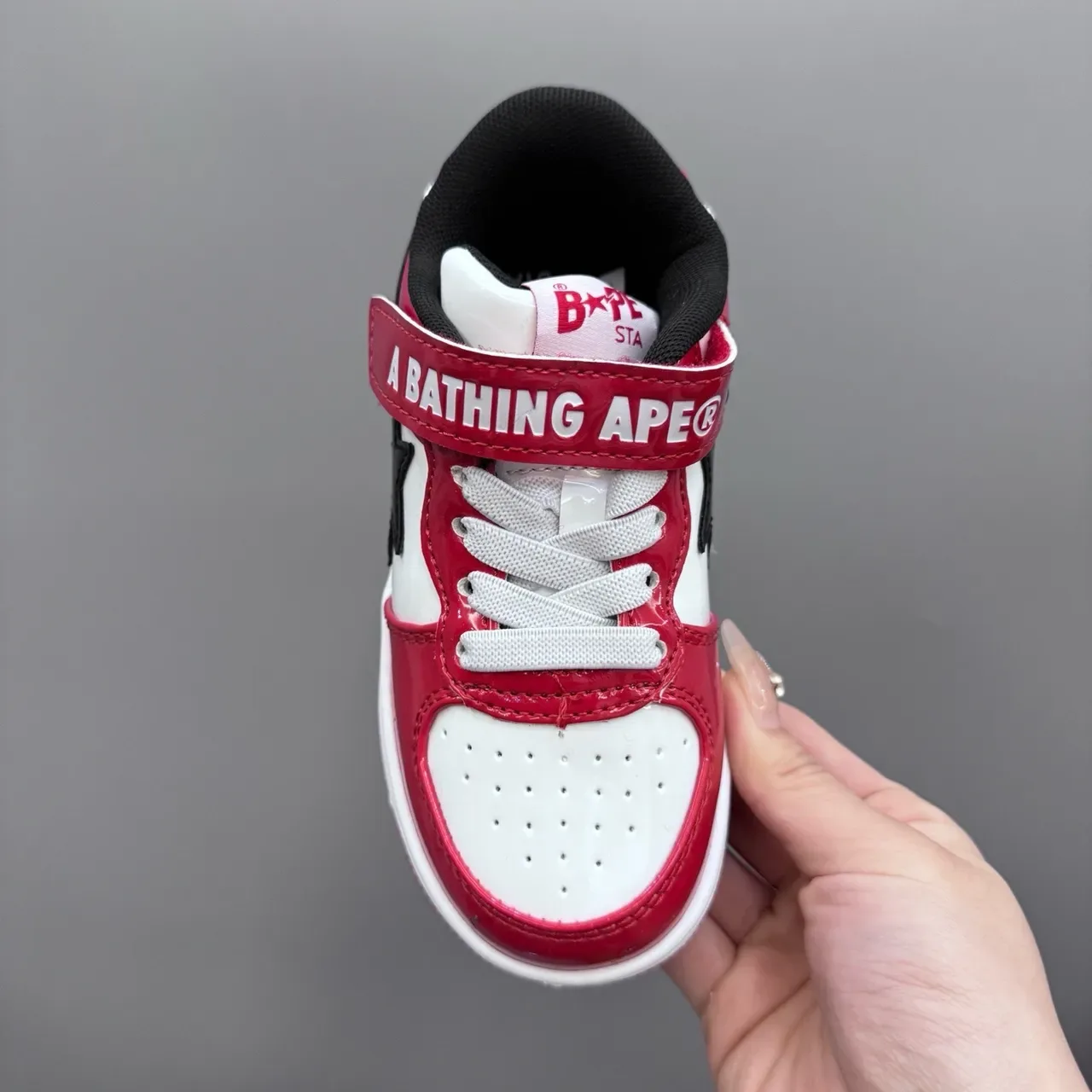 A Bathing Ape BAPE STA हरी लाल स्टार लाइफस्टाइल स्नीकर 14