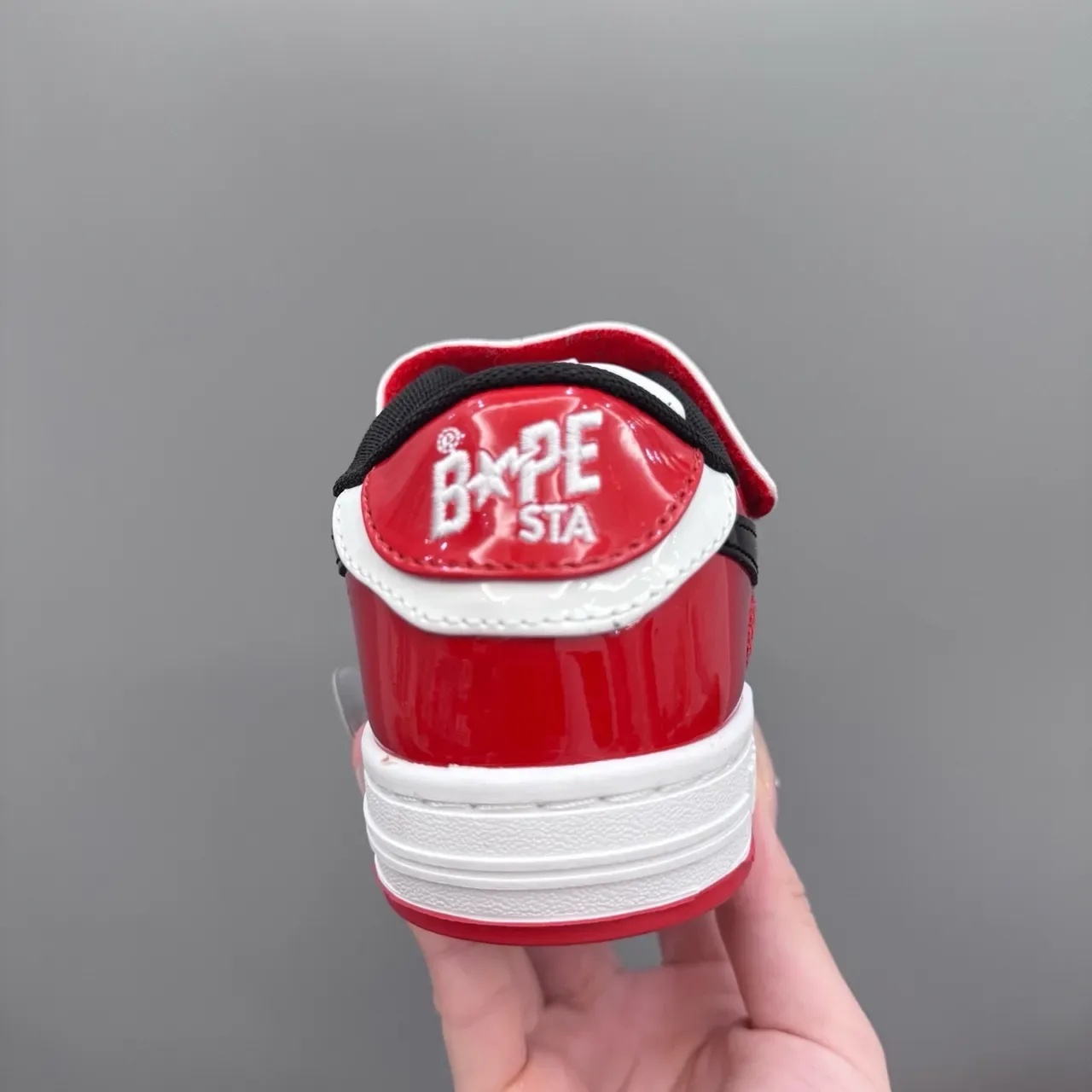 A Bathing Ape BAPE STA हरी लाल स्टार लाइफस्टाइल स्नीकर 15
