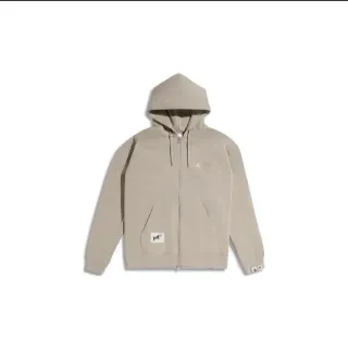 A Bathing Ape Beige Full-Zip Hoodie