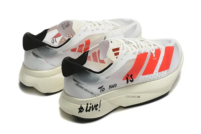 অ্যাডিডাস Adizero Adios Pro 3 সাদা লাল রানিং শু 3