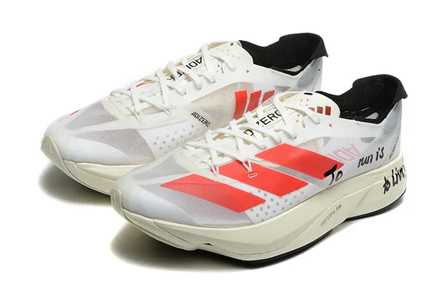 অ্যাডিডাস Adizero Adios Pro 3 সাদা লাল রানিং শু 6