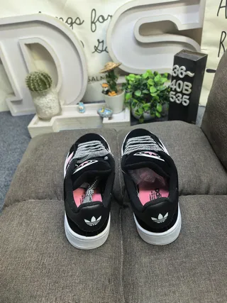 Adidas Campus Black and White Lifestyle Sneakers 8