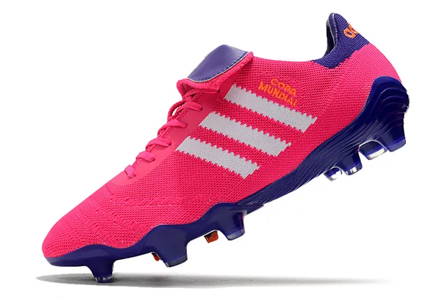Adidas Copa Mundial بنفسجي وردي Firm-Ground أحذية كرة القدم 3